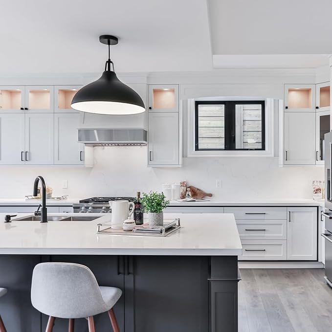 10 Pack Matte Black Cabinet Pulls 8 Inch Black Square Drawer Handles Dresser Pulls Stainless Steel Kitchen Cabinet Handles Cabinet Hardware