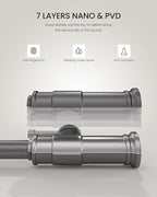 Black Stainless Kitchen Sink Faucet with Pull Down Sprayer, DAYONE Single Handle 1 Hole High Arc Flow 360° Swivel Kitchen Faucets with Soap Dispenser, APS136BS