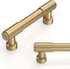 10 Pack Champagne Bronze Cabinet Pulls 3 Inch(76mm) Kitchen Cabinet Handles Cabinet Hardware for Drawer Pulls