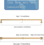 FILTA 12.6 Inch(320mm) Hole Centers Champagne Bronze Cabinet Pulls(Set of 6),Champagne Cabinet Pulls Zinc Alloy Kitchen Cabinet Handles Cabinet Hardware for Cabinets Cupboard Drawer