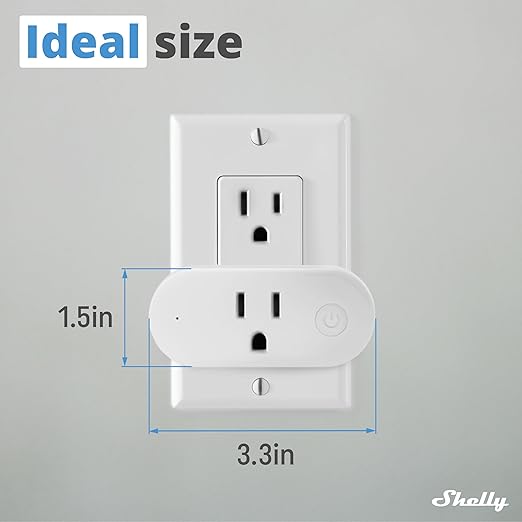 Shelly Wave Plug US LR | Z-Wave Long Range Smart Plug with Power Monitoring 15 A | Home Automation | iOS Android App | Low Power Consumption | Smart Schedules & Scenes | Bulletproof Security