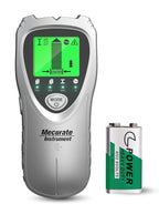 Mecurate Sliver Stud Finder Wall Scanner Sensor - 5 in 1 Electronic Stud with LCD Display & Audio Alarm for Wood AC Live Wire Metal