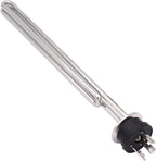 DERNORD 240V 5500W Tri-clamp Foldback Heating Element Stainless Steel Immersion Water Heater with 3-Wire Electrical Locking Plug (1.5 Inch Tri clamp)