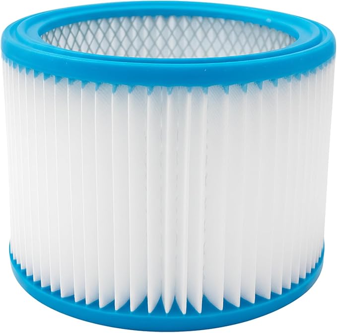 HEPA Replacement Cartridge Filter with Reinforced Metal Mesh Core, Compatible with Nilfisk ALTO Aero 21 26 31 Wet Dry Vacuums