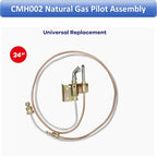 Long Term 24" Natural Gas Water Heater Pilot Assembely CMH002 Includes Pilot Thermocouple and Natural tubing