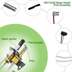 100112330 Water Heater Parts Assembly-Upgrade Replacement for 9007876 9007877 Thermopile | Compatible with Whirlpool 300 & 301 Series,A.O.Smith, American,State,Kenmore,Reliance Gas Water Heaters
