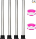 4PC RV Water Heater Anode Rods (9.25" x 3/4" NPT) Magnesium Anode Rod Fit for most of RV Water Heater,for Suburban Models, Suburban & Mor-Flo RV Water Heater parts