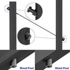 CKE 30 Pack Black 5/16" ID Angle Beveled Washer 25 30 35 Degree for 1/8" 5/32" 3/16" Stair Cable Railing Kit for Wood Metal Post, T316 Stainless Steel 30 Degree Cable Railing Angle Washers BCR17