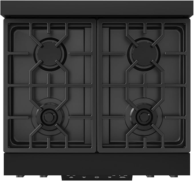Gordon Ramsay by THOR Kitchen 30 Inch Professional Gas Range with Tilt Panel Touch Control in Black