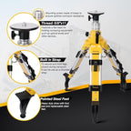 Elevator Tripod for Laser Level, Surveying Instruments With Adjustable Legs for Cross Rotary Lasers
