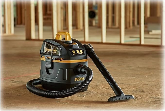 Vacmaster Professional - Professional Wet/Dry , 5 Gallon, Beast Series, 5.5 HP 1-7/8" Hose Jobsite Vac (VFB511B0201), Black
