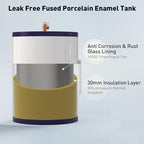 ThermoMate Tank Water Heater Electric, 18 Gallon Small Point of Use Residential Hot Water Heater for Washing & Shower, 120Volt 1500W Compact, Adjustable Thermostat, UL Listed