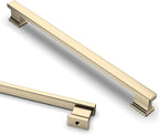 Asidrama 6 Pack 15 Inch(381mm) Brushed Brass Kitchen Cabinet Handles, Cabinet Pulls Kitchen Cabinet Hardware for Cupboard Drawer Pulls