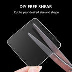 LMJIA Heavy Duty Double Sided Tape, Clear Reusable Mounting Tape Picture Hanging Adhesive Tape Removable Wall Tape Adhesive Poster Tape