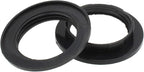 1-1/2 Inch Lamp Shade Collar Rings,FDXGYH 2pcs E26 Light Socket Ring Retainer Rings and Replacement Adapter(Black)
