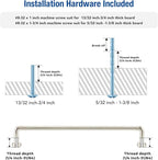 JOY DECOR Cabinet Pulls – 7-1/2 Inch Hole Center, Brushed Nickel, 2 Pack, Zinc Alloy Cabinet Handles for Drawers & Cupboard – Vintage Style Hardware for Kitchen, Bathroom, Dresser, Furniture Makeover