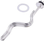 DERNORD 240V 6500W Ripple Tri-clamp Heating Element Stainless Steel Immersion Water Heater with 3-Wire Electrical Locking Plug (2 Inch Tri clamp)