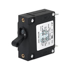 GLOSO J Type Toggle Hydraulic Magnetic Single Pole Circuit Breaker AC/DC Manual Reset Switch Yachts Campers Caravans Black Toggle, 15A, J1P