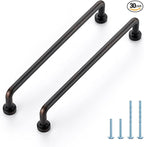 JOY DECOR Cabinet Pulls – 6-1/4 Inch Hole Center, Oil Rubbed Bronze, 30 Pack, Zinc Alloy Cabinet Handles for Drawers & Cupboard – Vintage Style Hardware for Kitchen, Bathroom, Dresser