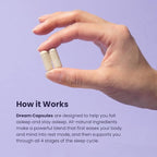 Beam Dream Sleeping Pills, Sleep Aid, Sleep Aids for Adults, Contains Magnesium, Melatonin, L Theanine, Apigenin, Natural Sleep Supplement, Vegan, Non GMO, Dairy Free, 3rd Party Tested, 30 Servings