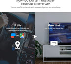 BroadLink RM4 pro IR and RF Universal Remote, All in One Hub Code Learning Wi-Fi Remote Control for TV Air Conditioner STB Audio, Curtain Motor, Works with Alexa, Google Home, IFTTT