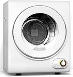 110V Portable Dryer – 850W Compact Clothes Dryer with 4 Automatic Drying Modes, Stainless Steel Tub, Simple Control Knob for Apartments, Dorms & Small Spaces