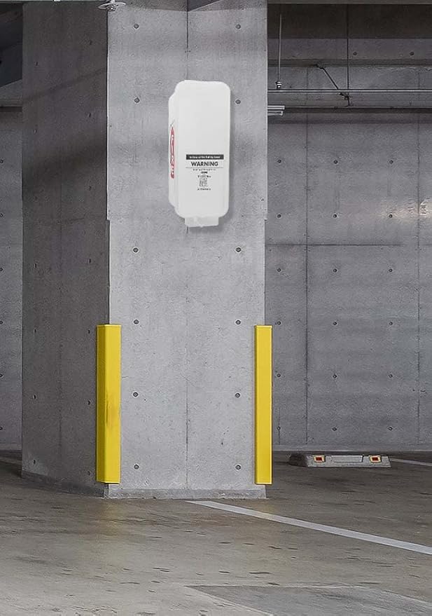 Fire Extinguisher Cabinet Fire Extinguisher Box Outdoor Fire Cabinet Mounted Fire Extinguisher Cabinet Fire Extinguisher Cover (White with Clear Pull-Cover, Rx350, Plastic, 10 Pounds, 4, AKA1)