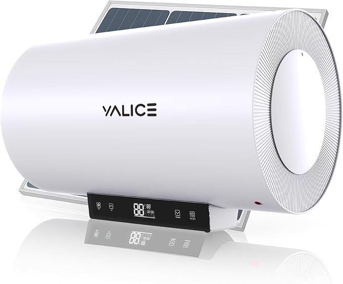 YALICE Water Heaters, Solar Power Water Heater Electric, 2200 Watts Hot Water Heater, 21 Gallons Electric Heater, without Solar Panel, YLS80GF