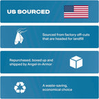 Angel-in-Armor Shop Towels (14”x14”) – 500 Unit Box of Lint-Free Cotton Shop Towel Cleaning Rags – Durable Shop Rags for Auto, Garage, Industrial, and Commercial Use