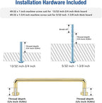 JOY DECOR Cabinet Pulls – 5 Inch Hole Center, Polished Brass, 15 Pack, Zinc Alloy Cabinet Handles for Drawers & Cupboard – Vintage Style Hardware for Kitchen, Bathroom, Dresser, Furniture Makeover