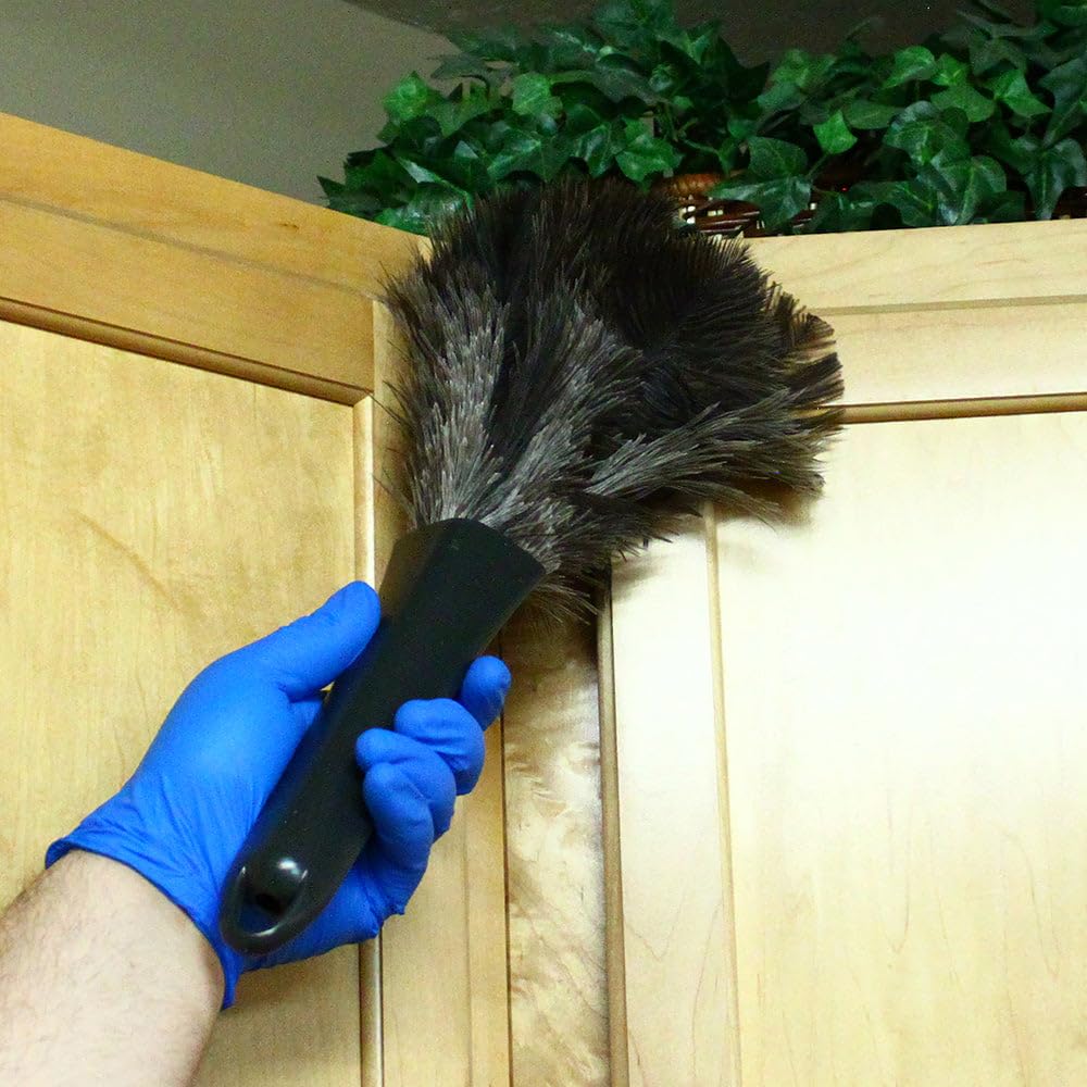 The Safety Zone GNPR-LG-1A Powder Free Blue Nitrile Gloves, Larege, Case of 1,000