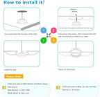 2 Inch LED Downlight, Recessed Lighting Dimmable Ceiling Light, 3W, 4000K Natural White, CRI80 with LED Driver(35W Halogen Equivalent), 8 Pack