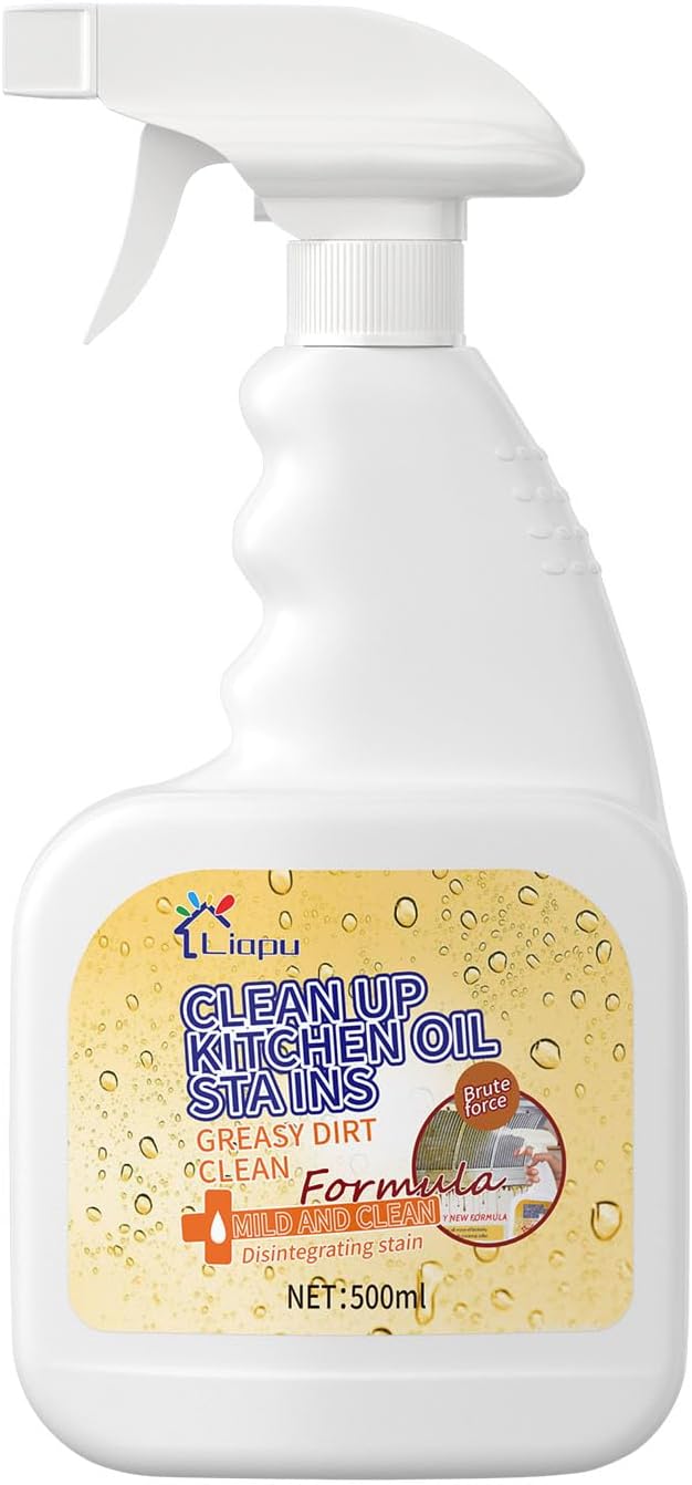 Liapu All Purpose Cleaner, Remove Stains Cleaning Spray, Kitchen Cleaner Spray, Heavy Duty Multi Purpose Degreaser Cleaner Spray Removes Grease, Grime, And Stains On Microwave & Oven & Stove Top