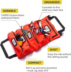 Official Maverick Tool Roll Bag - Easy to Carry 5-Pocket Roll Up Tool Bag - Durable Waterproof Canvas, YKK Zippers & Secure Buckle - Loving Gift for Dads, Mechanics, Electricians & Hobbyists|ArmyGreen