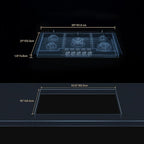 Empava 36" Stainless Steel 5 Italy Sabaf Burners Stove Top Gas Cooktop EMPV-36GC881