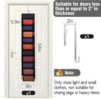 Aulock Legging Organizer for Closet, Hanging Closet Storage Organizer System, Clothes Closets Holder with 20 Roll Independent Compartments for Yoga T-Shirts Bras Socks Pants Tank Top Towel (Black)