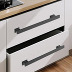 COTYKILEY 6 Pack 10 Inch(256mm) Matte Black Cabinet Handles Black Kitchen Cabinet Pulls Cabinet Door Handles Kitchen Cabinet Hardware Cupboard Drawer Pulls Dresser Handles