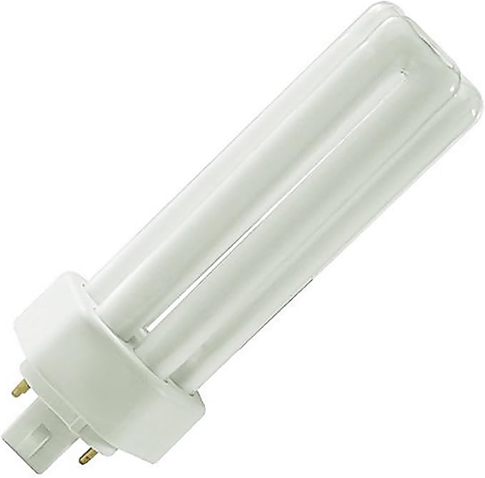 (10 Pack) PLT-26W 830, 4 Pin GX24q-3, 26 Watt Triple Tube, Compact Fluorescent Light Bulb, 3000K Soft White, 10 Count.