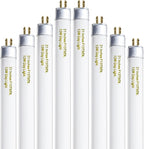 8 Pack 21 Inch T5 Fluorescent Bulbs 13 Watt Daylight 6500K, F13T5D Under Cabinet Lights Bulb, 750 Lumen G5 Base
