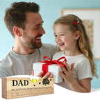 Dad Birthday Gifts from Daughter Son Wife Ideal Christmas Tool Gifts for Dad Father Daddy Step Bonus New Dads Spirit Level Bottle Opener Present for Birthday Fathers Day