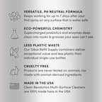 Clean Revolution SuperCharged Multi-Surface Cleaner, Non-Toxic, Eco-Friendly & Plant-Based, Ready to Use, Seaside Lavender, 128 Fl Oz