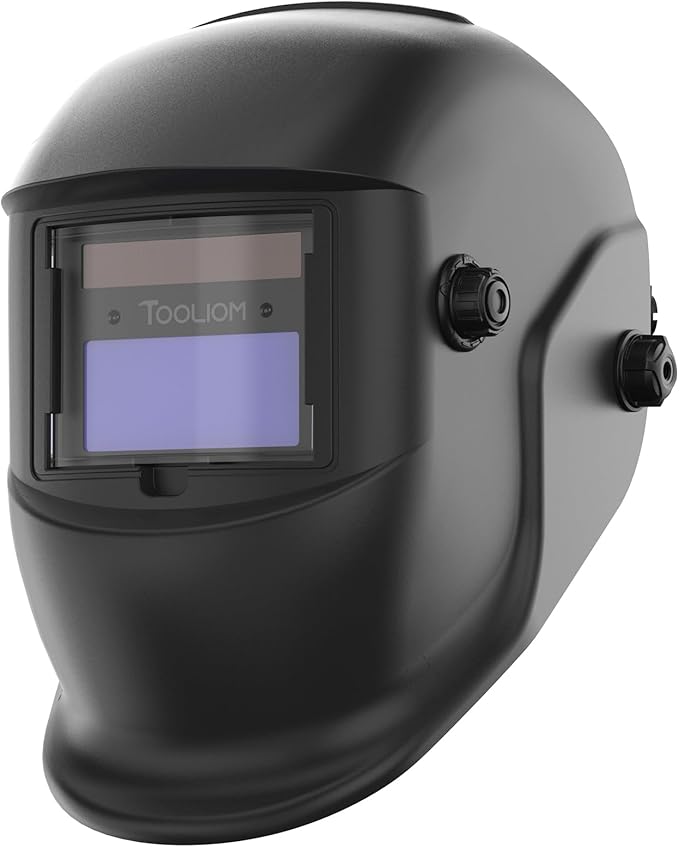 TOOLIOM Auto Darkening Welding Helmet True Color Solar Powered with Adjustable Shade 4/9-13 for TIG MIG Stick