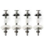 4Pcs Toilet Lid Accessories for Top Mount Toilet Seats, SUS304 Stainless Steel Toilet Seat Hinge Screws, Easy Installation, Secure Fit Most Toilet Seat (MFL05)