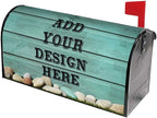 Personalized Mailbox Covers Custom Picture/Photo/Text Magnetic Standard Size Mailbox Wraps Post Letter Box Cover for Garden Yard Outdoor Decorations-8