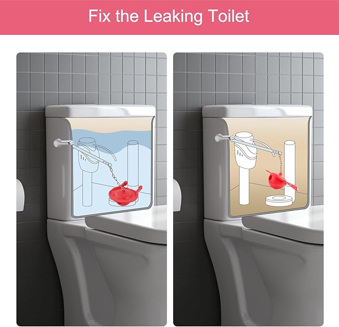 Hibbent 3 Pack Large 3-Inch Toilet Flapper Replacement Compatible with TOTO flapper Model G-Max, THU138S, THU175S and THU331S- Oversized Sealing and Easy to Install