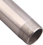 1" X 1" NPT Male Nipple Stainless Steel 304 Cast Pipe Coupling fitting 6" Length