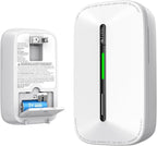 Jemay Plug in Carbon Monoxide Detector,10 Year Battery CO Alarm Detectors with Test-Button & Breathing Light, Portable AC Power CO Monitor Detectors for Home/Hotel, Just Plug & Play, 1 Pack