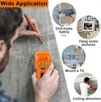 Stud Finder Wall Scanner Wood and Metal Detector Sensor for 3/4 inch Thickness Wall (ST102-Orange)