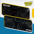 Cerama Bryte Removes Tough Stains Cooktop and Stove Top Cleaner for Glass - Ceramic Surfaces, 18 Ounces, 4 Pack
