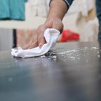 Recycled White T-Shirt Cleaning Rags (10 lbs. Bag) – Shop Rags Bulk for Oil, Stain, Grease, Paint, and Auto Cleaning, Multipurpose